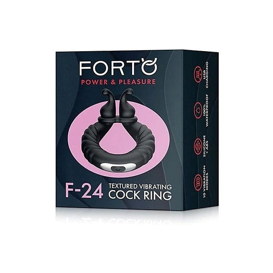 Forto F-24 Textured Vibrating Cock Ring