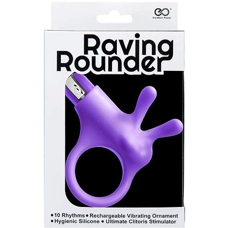 Raving Rounder Rechargeable Cock Ring - Ball and Cock Toys