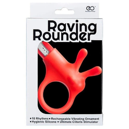 Raving Rounder Rechargeable Cock Ring - Ball and Cock Toys