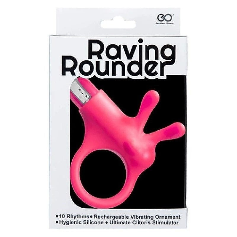 Raving Rounder Rechargeable Cock Ring - Ball and Cock Toys
