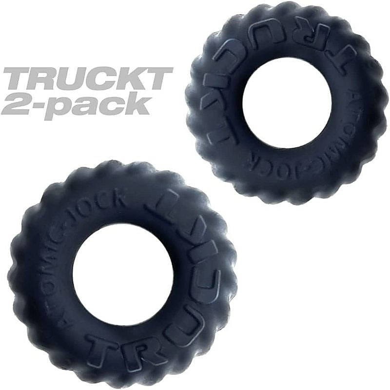 Premium Truckt 2 Piece Cockring Set by Oxballs - Stretchy Cock Rings