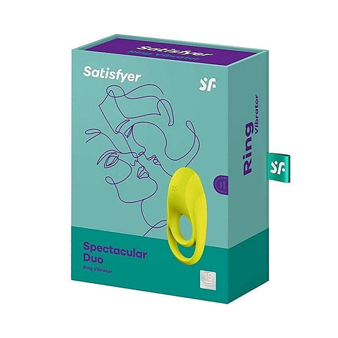 Duo Vibrating Silicone Cock Ring by Satisfyer - Ball and Cock Toys