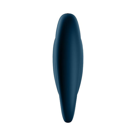 Satisfyer Glorious Duo Mens Powerful Vibrating Cock Ring Blue - Ball and Cock Toys