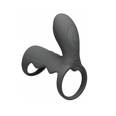 Optimale Vibrating Cock Cage with Remote by Doc Johnson - Vibrating Cock Rings