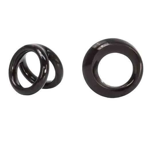 Double Loops Silicone Cockrings Set