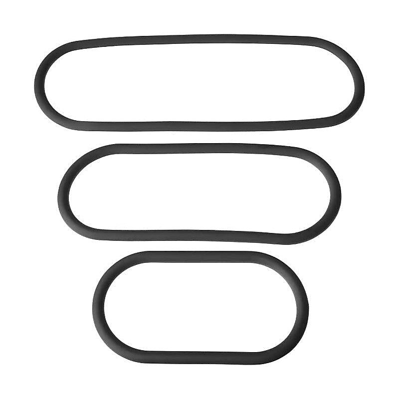 Xplay Silicone Thin Wrap Ring 3 Pack by Perfect Fit - Cock Rings