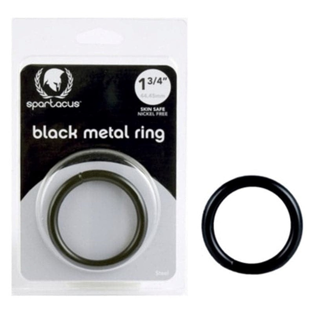Black Steel C Ring - Cock Rings