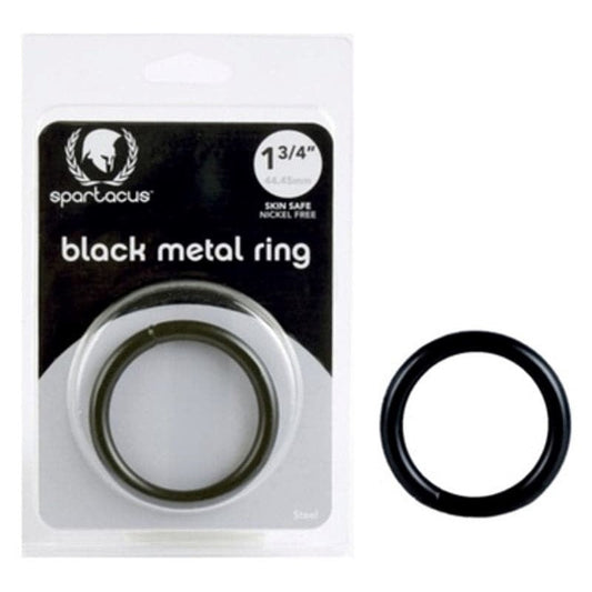 Black Steel C Ring - Cock Rings