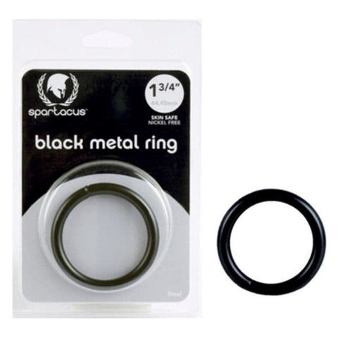 Black Steel C Ring - Cock Rings