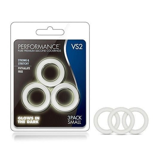 Performance VS2 Silicone Cockrings - Small
