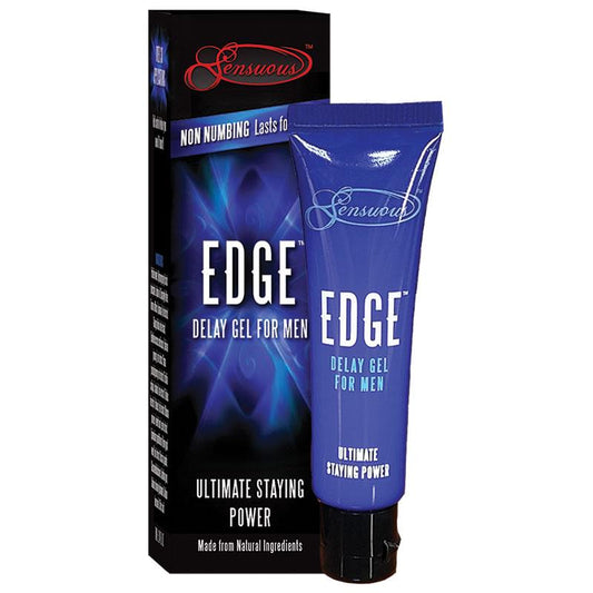 Sensuous Edge Orgasm and Ejaculation Delay Gel 7ml - Water Based Lubes