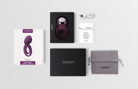 Svakom Tammy Vibrating Double Cock Ring - Vibrating Cock Rings