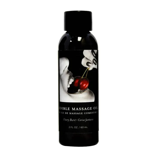 Earthly Body Edible Massage Oil 59ml Cherry Massage Oils and Lubricants
