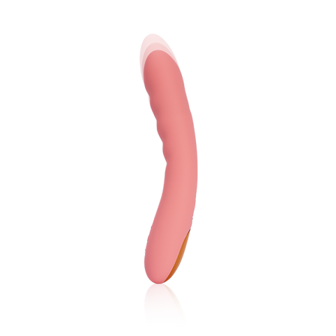 Svakom Ava Neo Interactive Thrusting G Spot Vibrator Peach - G-Spot Vibrators