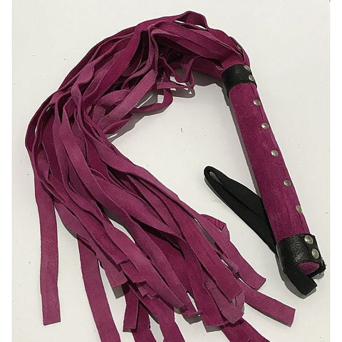 Soft Suede Bondage Flogger - Whips And Crops