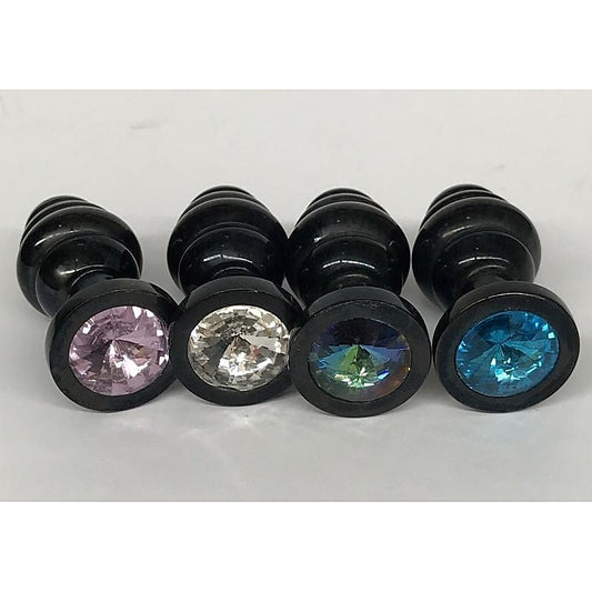 Wild Passion Black Anal Plug Medium - Steel Sex Toys