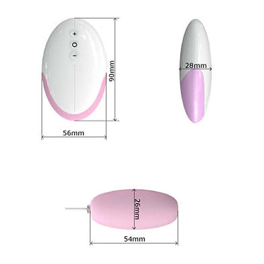 Odeco Wired Remote Control Egg - Steel Sex Toys