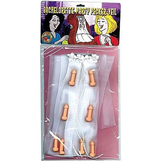 Bachelorette Pecker Veil - Fancy Dress Ups