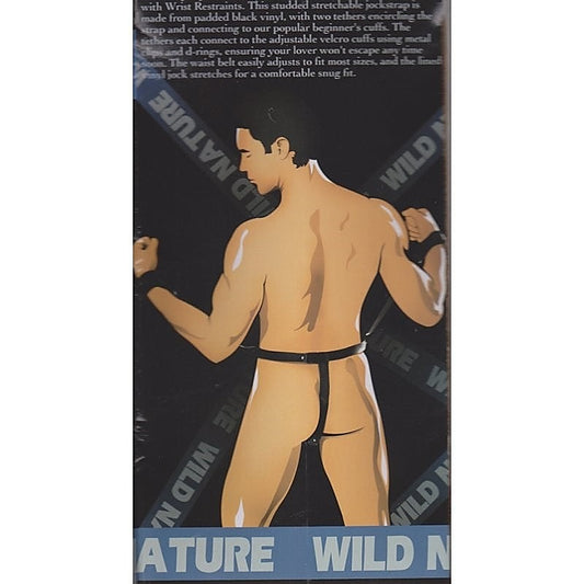 Wild Nature Adjustable Jock Strap and Wrist Restraint Set