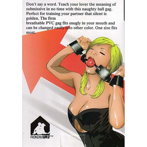 Professional Breathable Ball Gag by RoomFun - Cuffs and Restraints