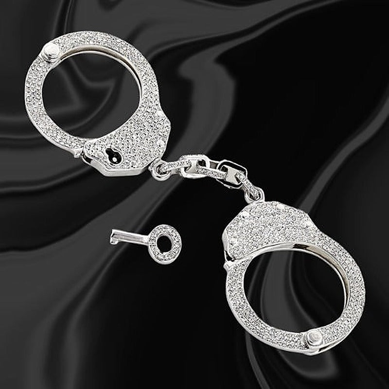 Premium Diamante Restraints by Hell's Couture - G-Spot Vibrators