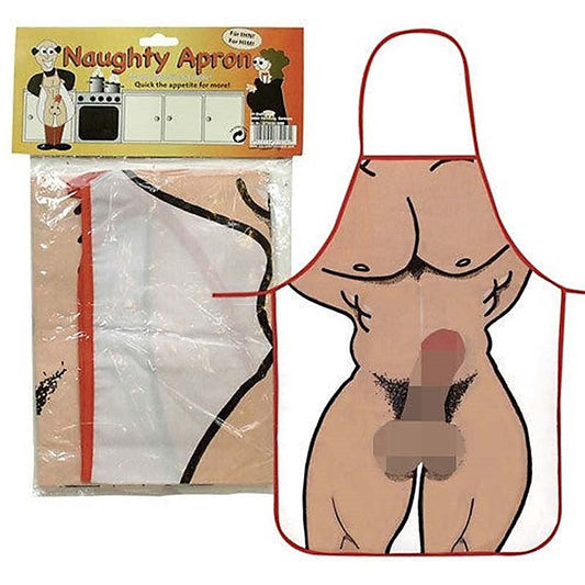 Naughty BBQ Apron Erect Dong