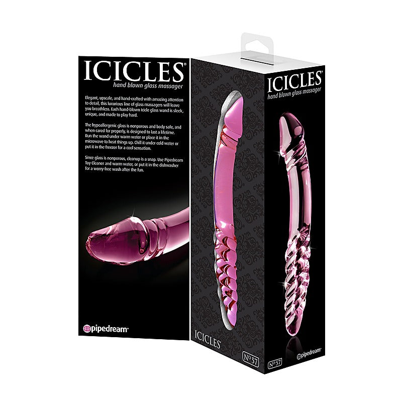Icicles No 57 Glass Dildo by Pipedream Products - Glass Sex Toys