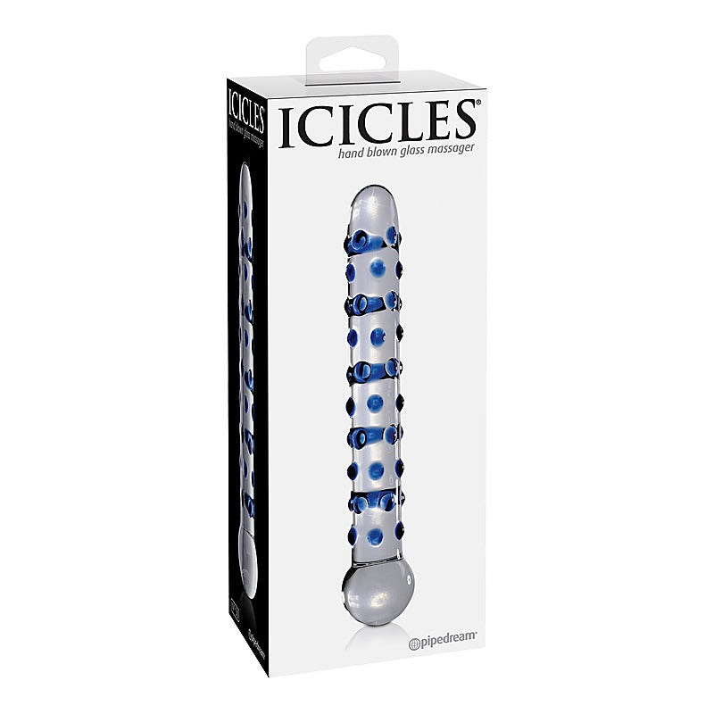 Icicles No 50 Elegant Glass Dong by Pipedream - Glass Sex Toys