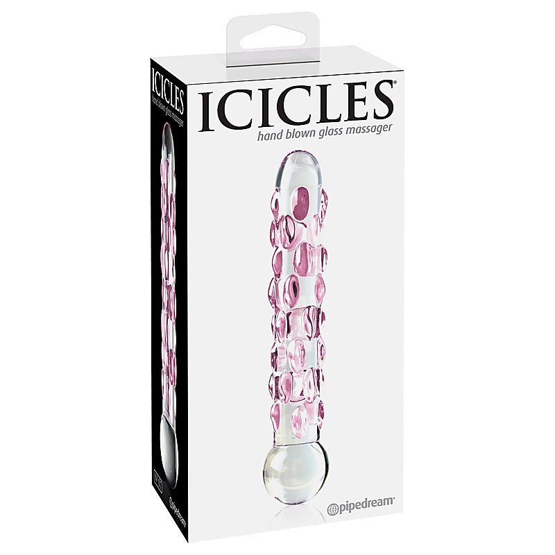 Icicles No. 07 Hand Blown Glass Massager - Glass Sex Toys