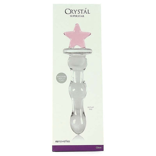 Crystal Superstar Glass Dildo by NS Novelties - Glass Sex Toys