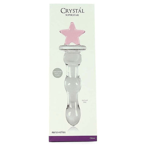 Crystal Superstar Glass Dildo - Glass Sex Toys