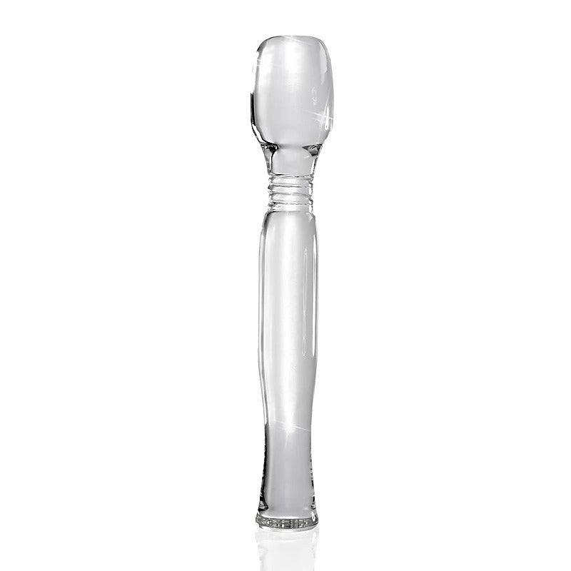 Icicles No 58 Glass Body Wand Massager by Pipedream Products - Glass Sex Toys