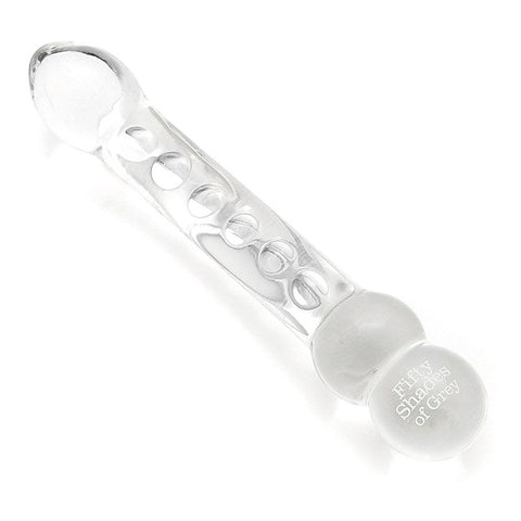 Drive Me Crazy Glass Massage Wand by Love Honey - Glass Sex Toys