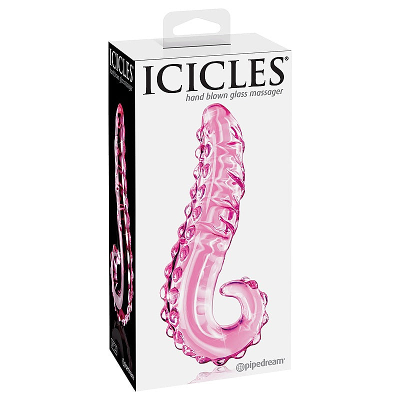 Pipedream Icicles No 24 Hand Blown Glass Personal Massager - Glass Sex Toys