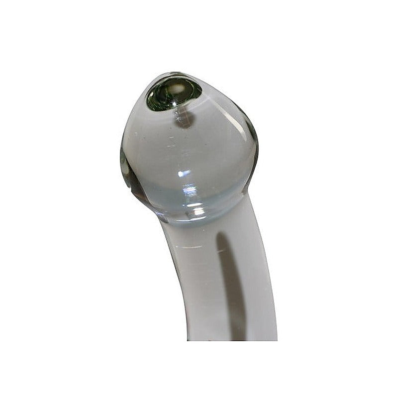 Icicles No 21 Hand Blown Curve Glass Dildo - Glass Sex Toys