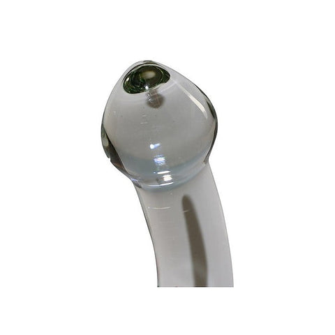 Icicles No 21 Hand Blown Curve Glass Dildo - Glass Sex Toys