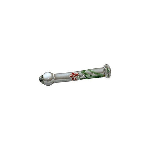 Icicles No 21 Hand Blown Curve Glass Dildo - Glass Sex Toys