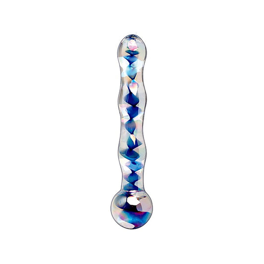 Pipedream Icicles No 08 Clear Glass Dildo Massager