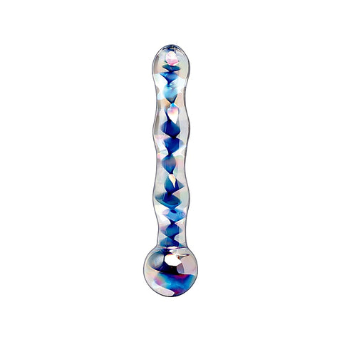 Pipedream Icicles No 08 Clear Glass Dildo Massager - Glass Sex Toys