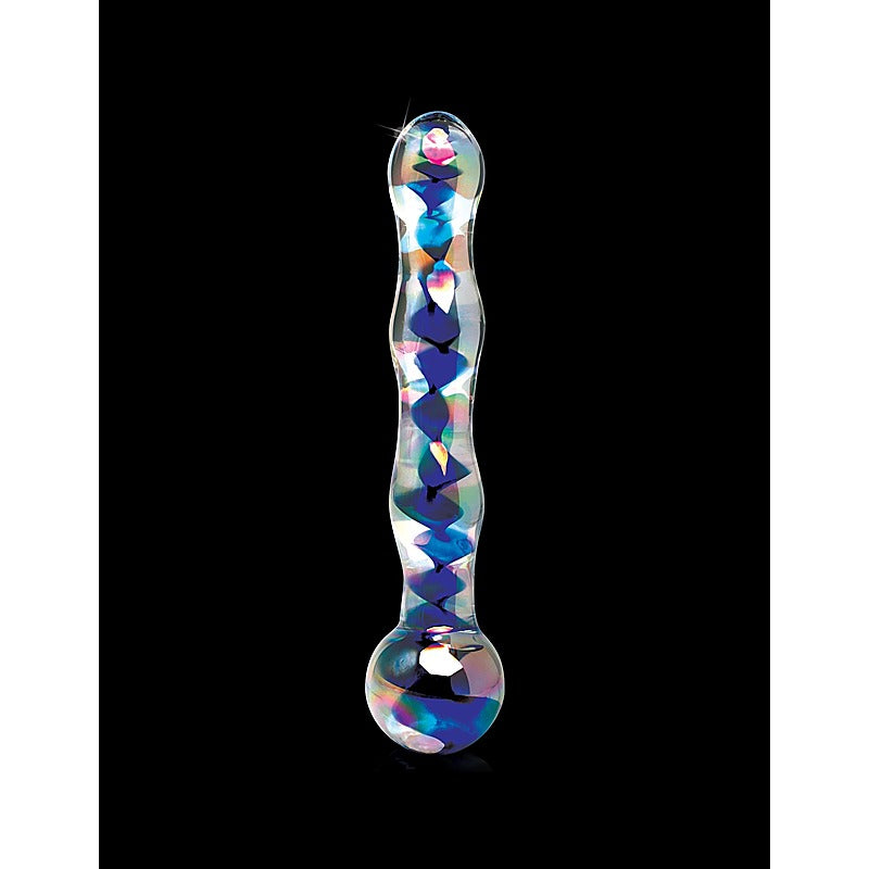 Pipedream Icicles No 08 Clear Glass Dildo Massager - Glass Sex Toys