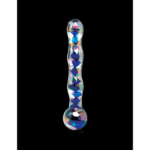 Pipedream Icicles No 08 Clear Glass Dildo Massager - Glass Sex Toys