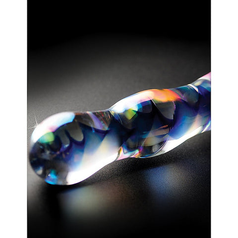 Pipedream Icicles No 08 Clear Glass Dildo Massager - Glass Sex Toys