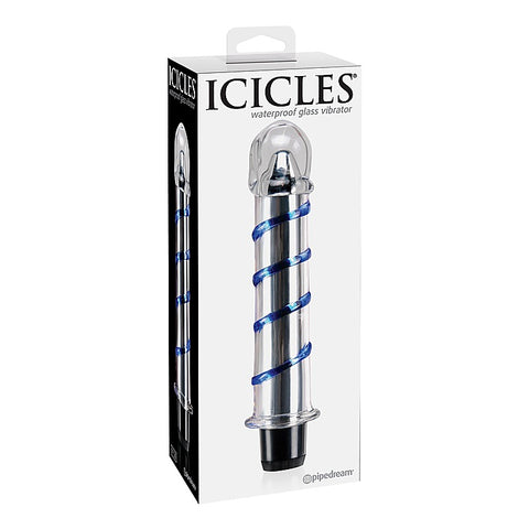 Icicles No 20 Glass Bullet Vibrator by Pipedream - Glass Sex Toys