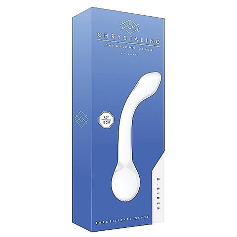 Professional G-Rider White by Shots Toys - Glass Sex Toys