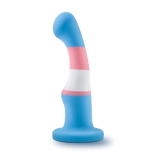 Avant Pride P2 True Blue - Body-Safe Silicone G-Spot/P-Spot Massager - Non-Realistic Dildos