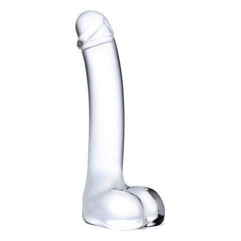 Realistic Curved Glass G-Spot Dildo by Glas - Glass Sex Toys