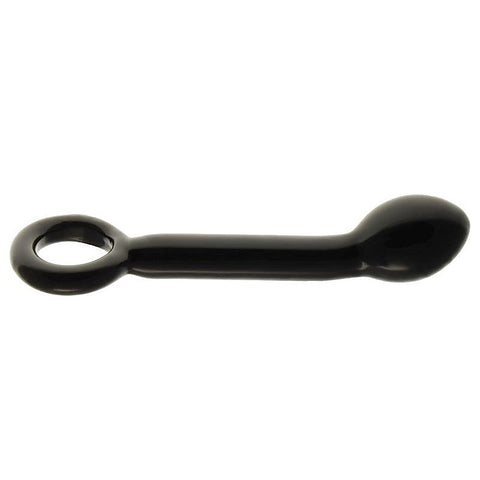 Sensual Bliss - Spartacus Blown Glass G-Spot Dildo with Loop - Bullet Vibrators
