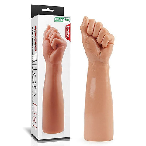 Premium King Sized 12'' Bitch Fist by Lovetoy - Realistic Dildos