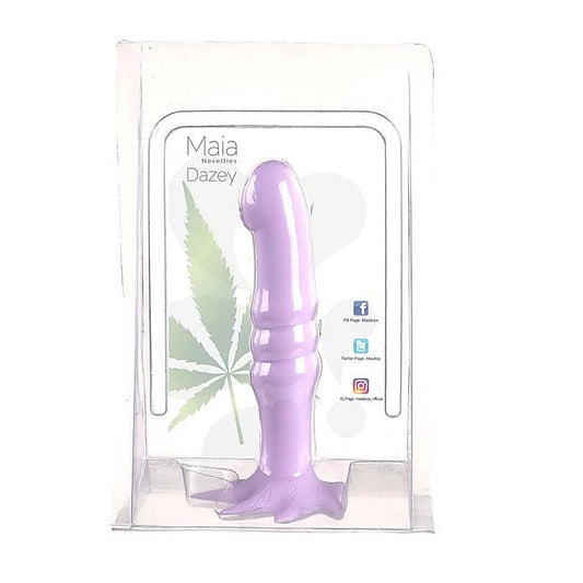 Maia DAZEY 420 Silicone Dildo - Purple