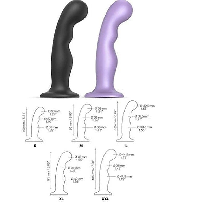 Premium Dildo Plug P&G Lilac - L by Strap On Me - Anal Dildos
